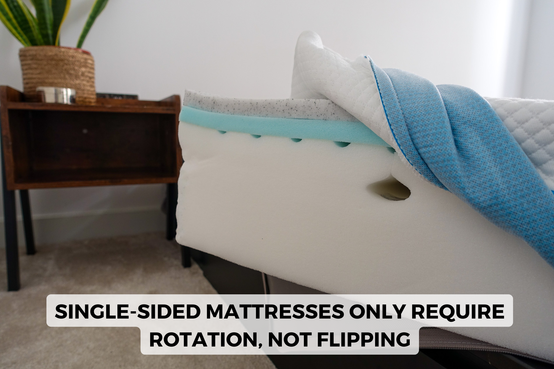 single-sided mattress
